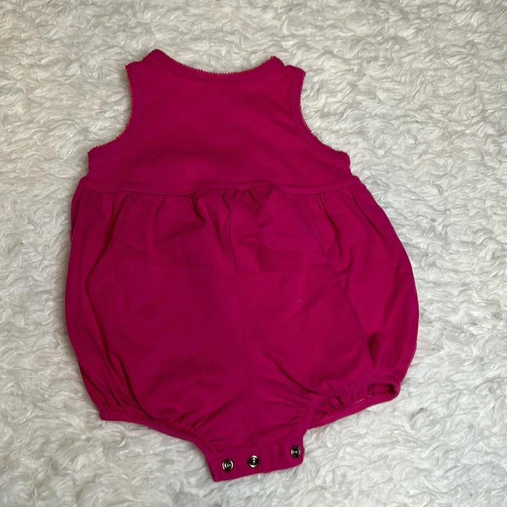 Carter’s Pink Floral Snap Onesie - Picture 3 of 7